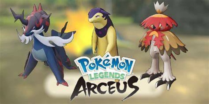 Pokemon Legends Arceus Hisuian Starters Cover