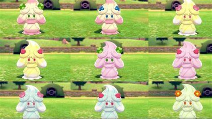 Pokemon Sword Shield Milcery Evolution