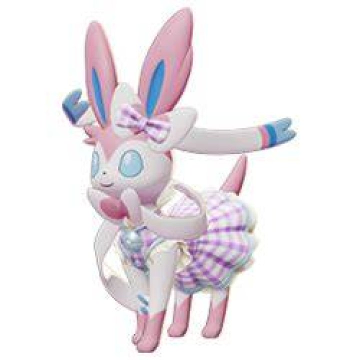 Pokémon UNITE adds new Checkered Style Holowear for Sylveon