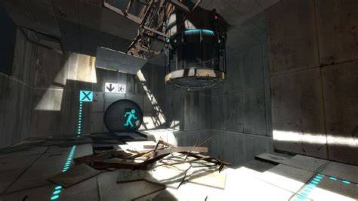 Portal 2 screenshot of ATLAS and P-Body