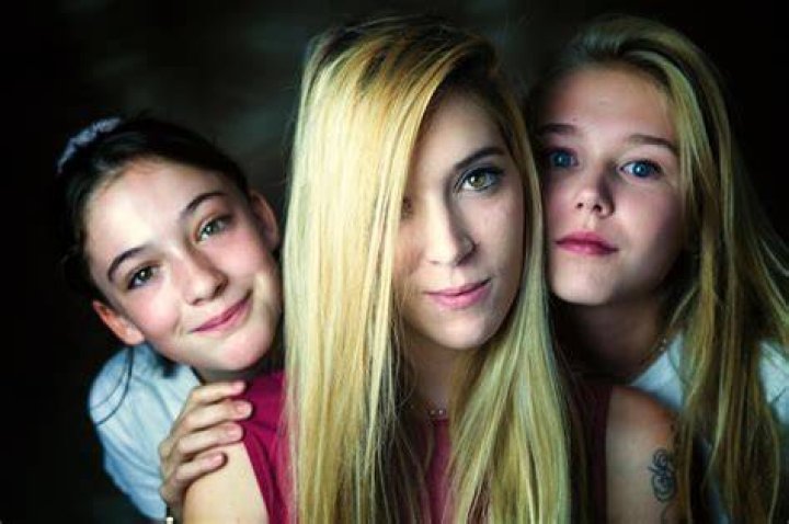 portrait of friends at home