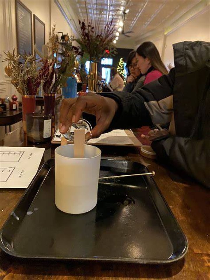 poured candle bar candle making experience