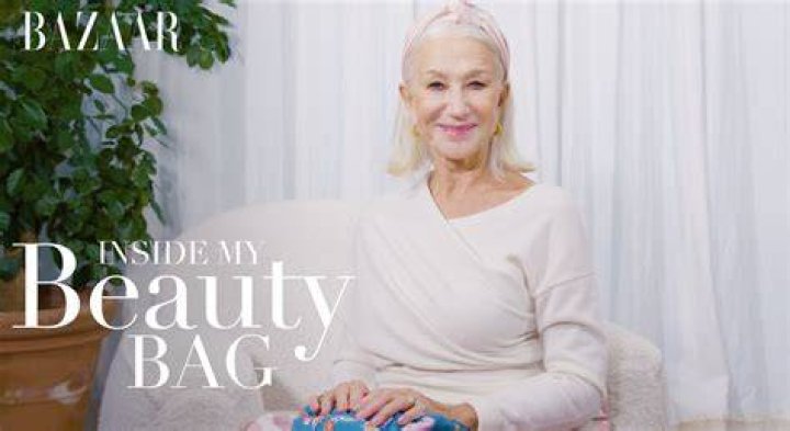 Video player poster image preview for Helen Mirren: Inside my beauty bag