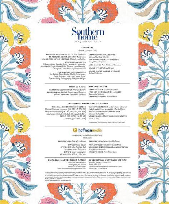 preview for July/August Issue Preview