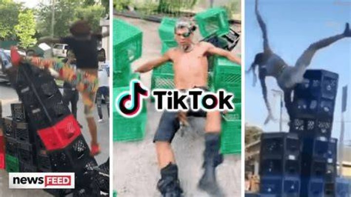 Video player poster image preview for TikTok REMOVING Dangerous Milk Crate Challenge Videos!