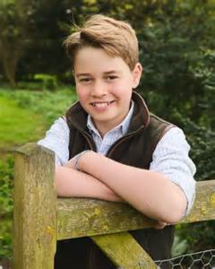 Prince George pictured when he turned seven. Photo / Kensington Palace