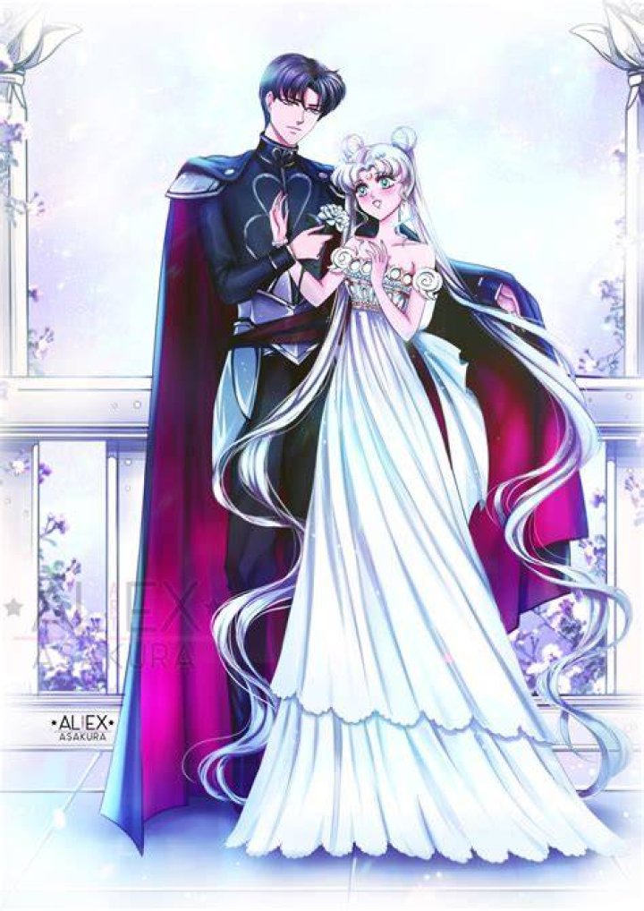 Princess Serenity And Prince Endymion As The Moon Kingdom Ends