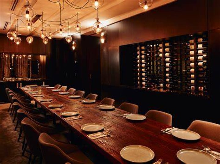 Private dining room off lounge