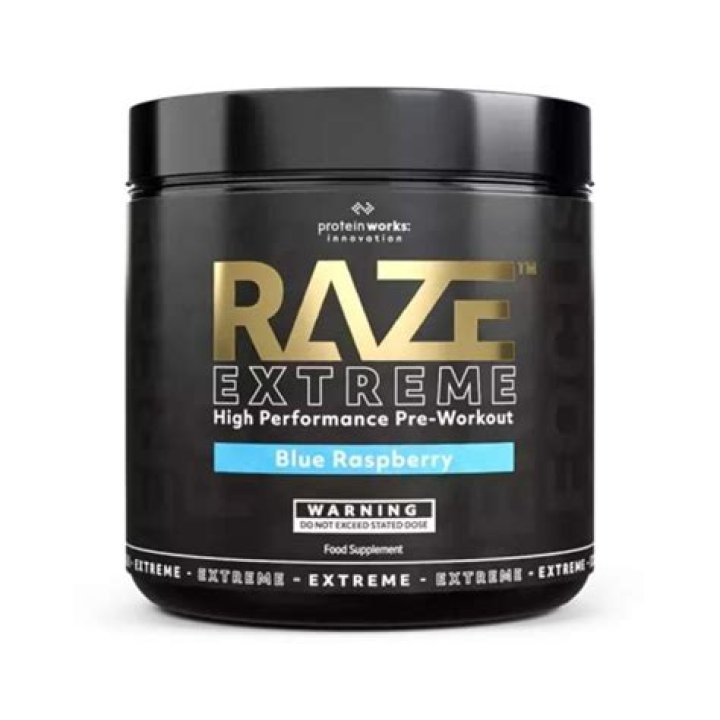 Protein Works Raze Extreme: Blue Raspberry 