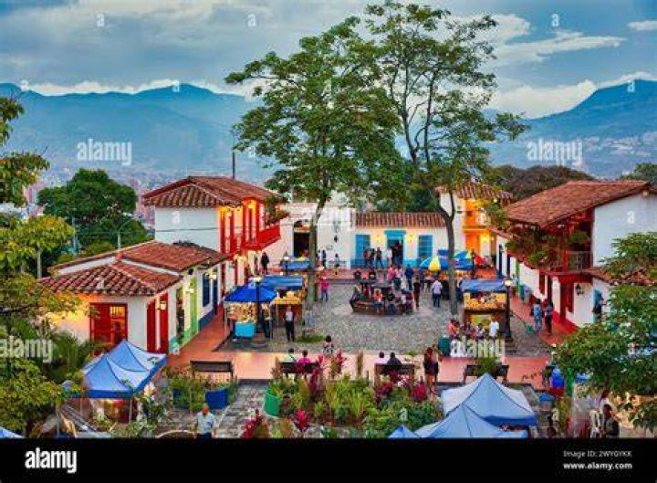 Pueblito Paisa near Medell&iacute;n, Colombia