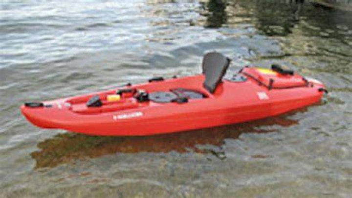 Put the paddles away in this kayak