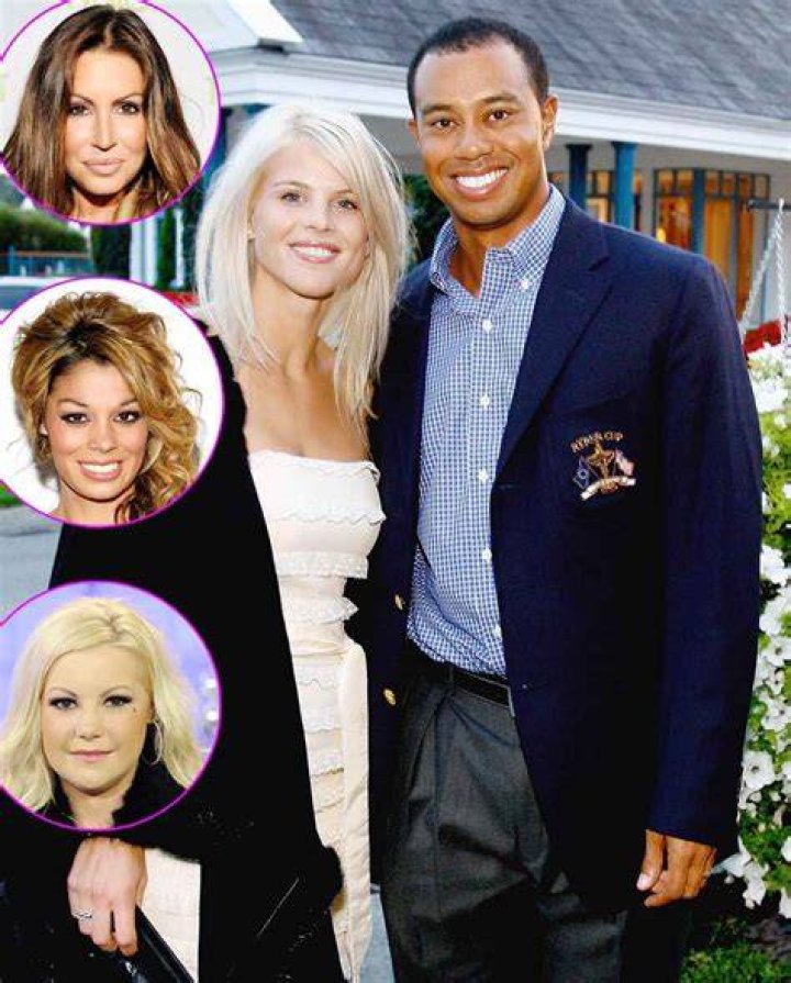 Rachel Uchitel, Jaimee Grubbs and Kalika Moquin (not pictured) all claimed to have had affairs with Tiger Woods.