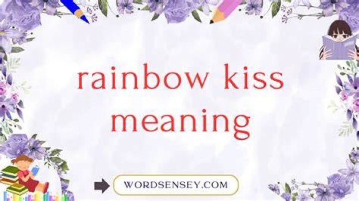 Rainbow Kiss: Understanding The Fascination And Cultural Significance