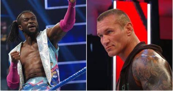 Randy Orton and Kofi Kingston standing face-to-face in ring