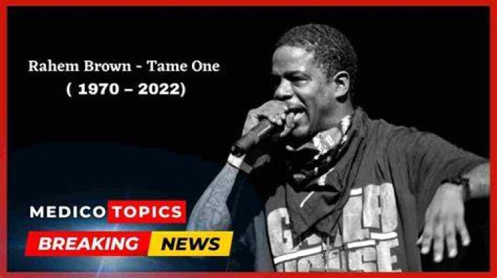 Rapper Tame One
