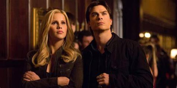 Rebekah and Damon in The Vampire Diaries