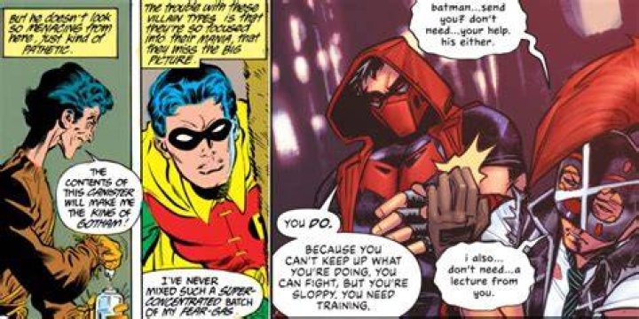 Red Hood and Clownhunter from DC Comics.