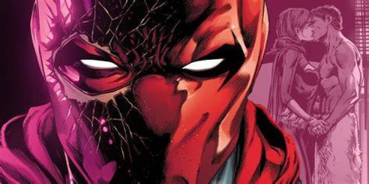 Red Hood kisses batgirl jason todd