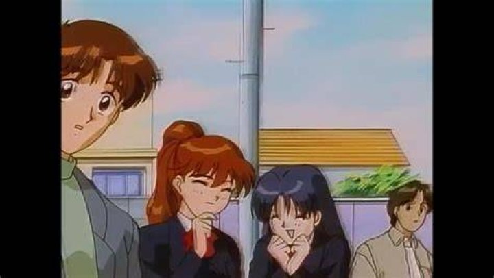 Rei looks at Makoto's chest