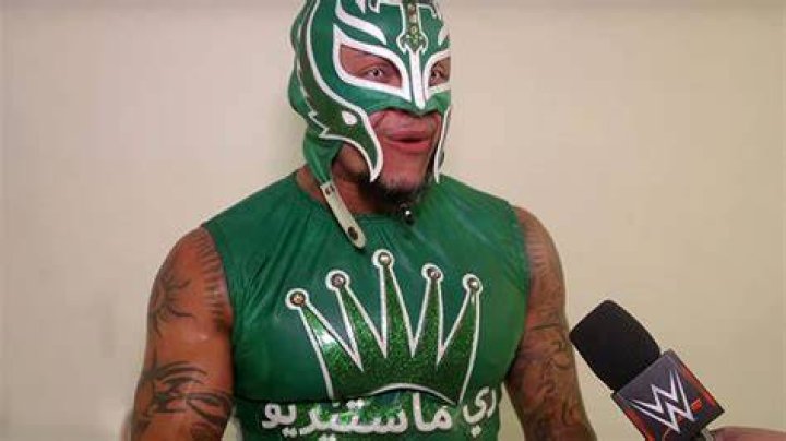 Rey Mysterio Translates Text on His Greatest Rumble Ring Gear (VIDEO)