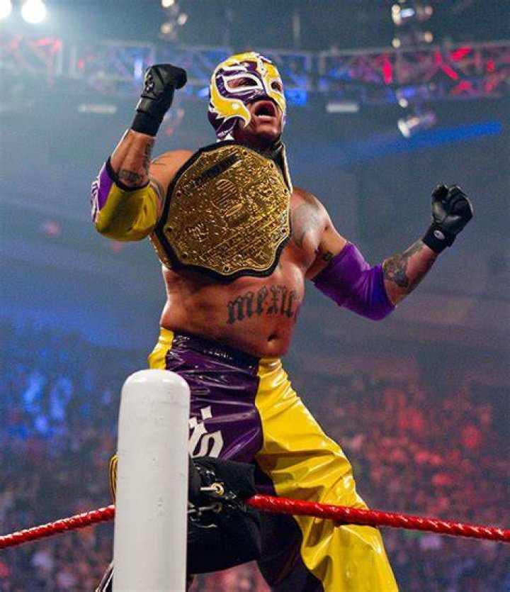 Rey Mysterio World Heavyweight Champion Cropped