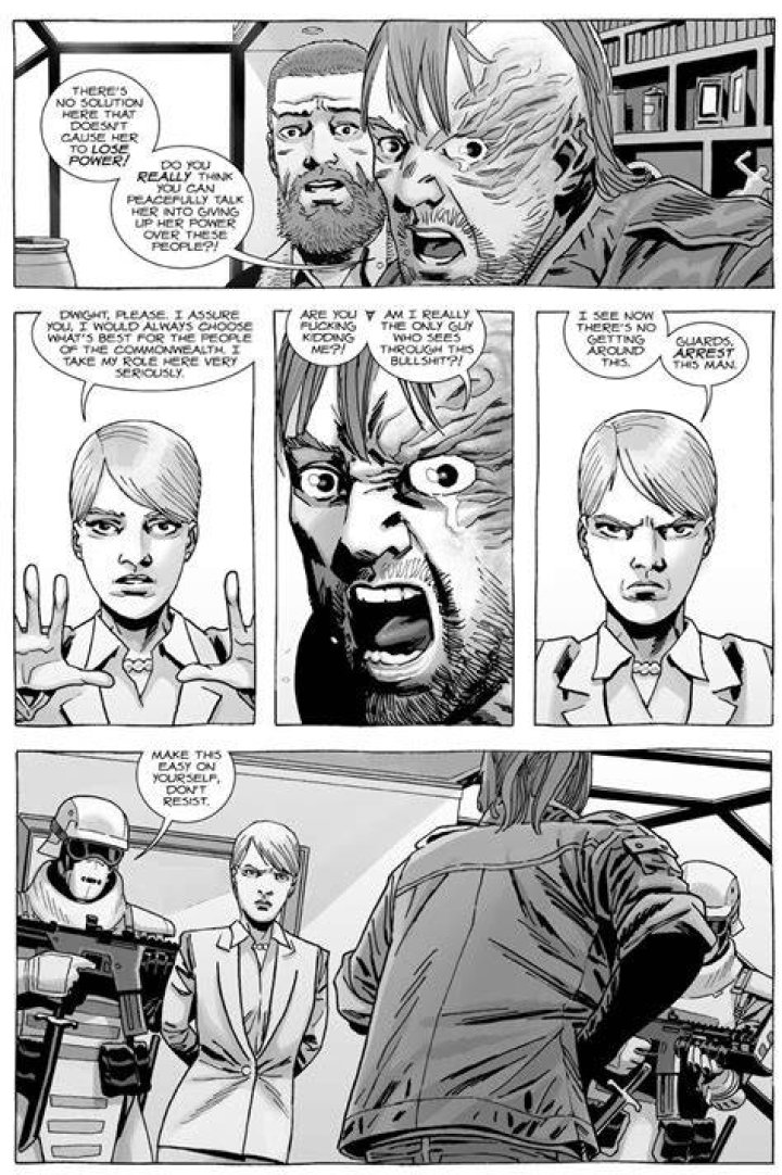 Rick Grimes kills Dwight.