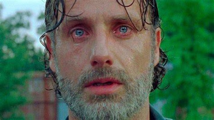 Rick Grimes shot in his bed.