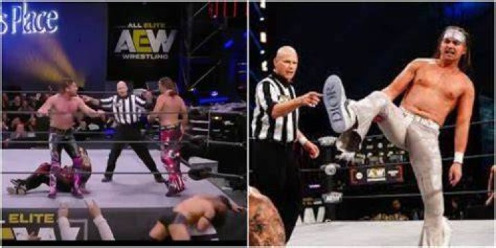 Rick Knox during The Elite AEW matches