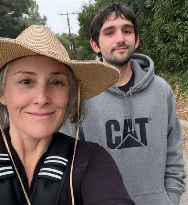 Ricki Weisberg and her son before he told her she made a terrible sandwich