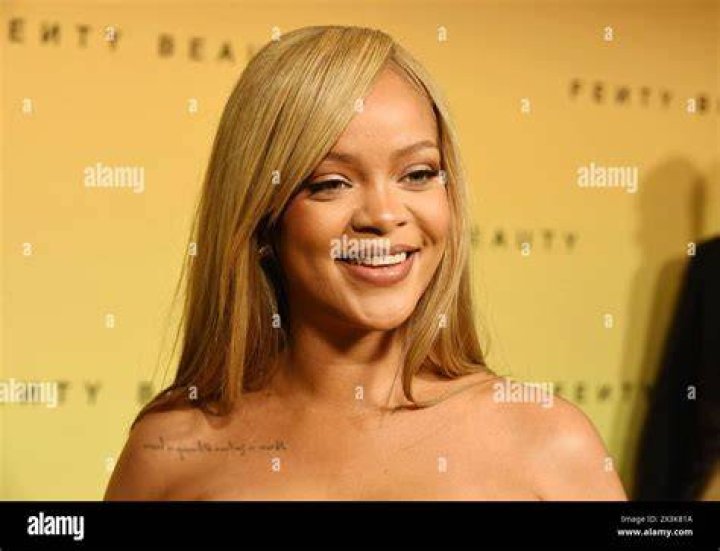 Rihanna at fenty event
