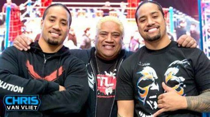 Rikishi with his sons and grandsons