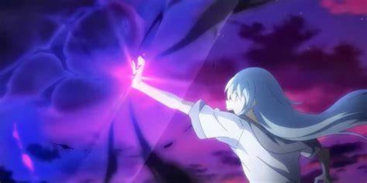 Rimuru about to attack the Orc Disaster, Geld