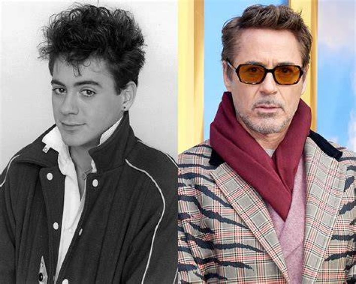 Robert Downey, Jr. then and now