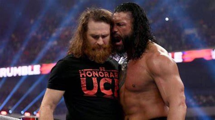 Roman Reigns And Sami Zayn Royal Rumble 2023 Cropped