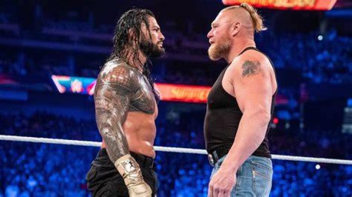 Roman Reigns Vs. Brock Lesnar Crown Jewel Cropped