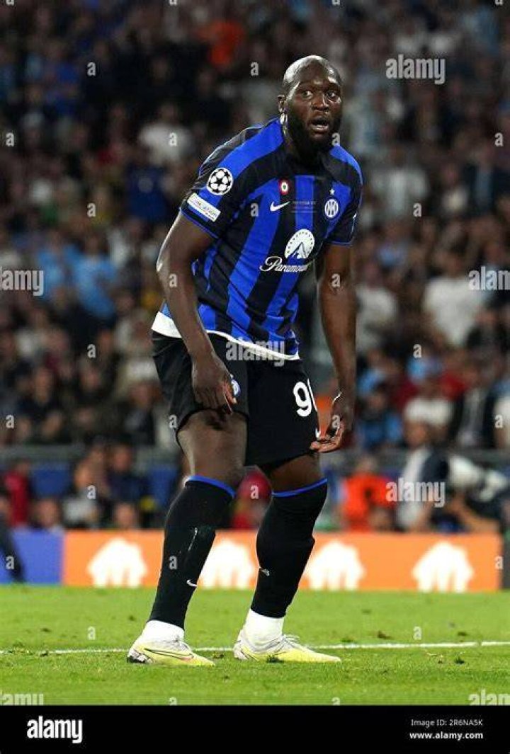 Romelu Lukaku, Inter Milan, UEFA Champions League final, Ataturk Olympic Stadium, Istanbul, Turkey.