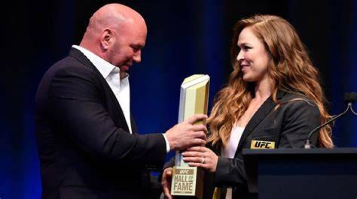 Ronda Rousey and Dana White
