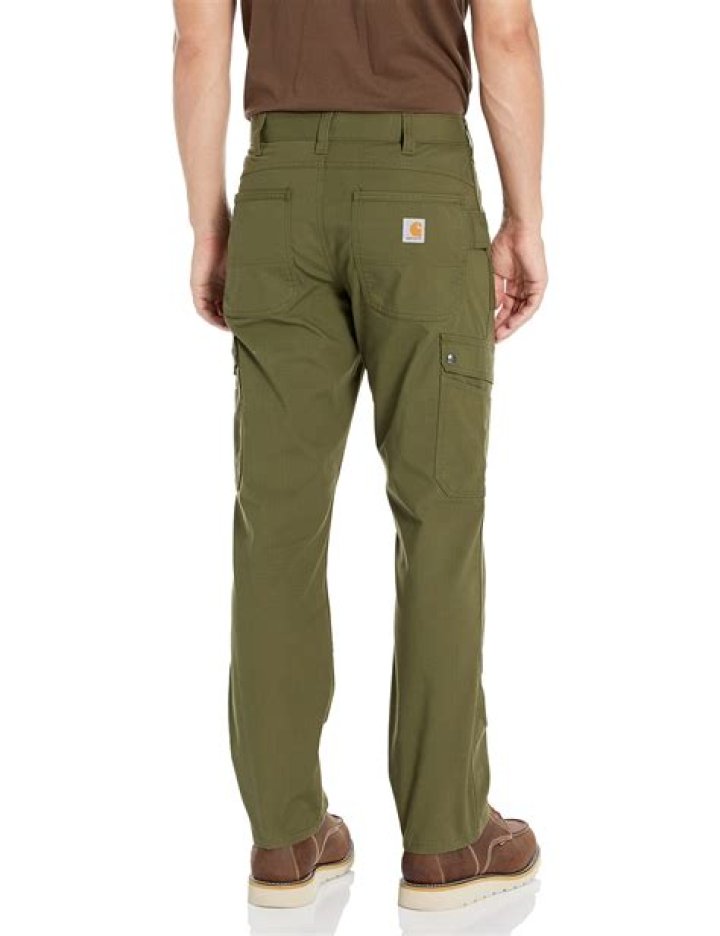 Rugged Flex&reg; Relaxed Fit Ripstop Cargo Fleece Lined Work Pant Ecomm Carhartt.com