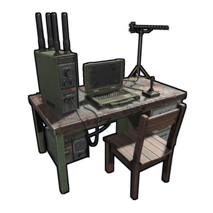 Rust Computer Station Screen Dome Top