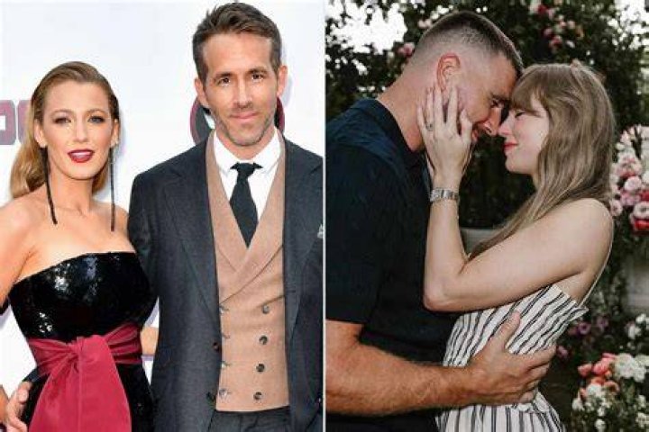 Ryan Reynolds Embraces Travis Kelce in Hilarious Spoof of Blake Lively and Taylor Swift's 'Renaissance' Pic