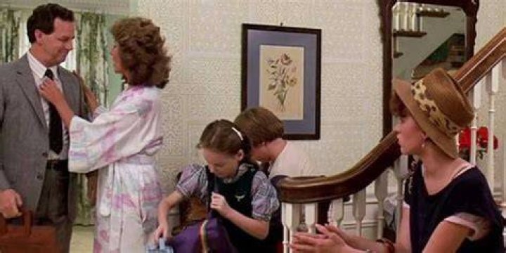 Sam watches her family get ready for the day in Sixteen Candles