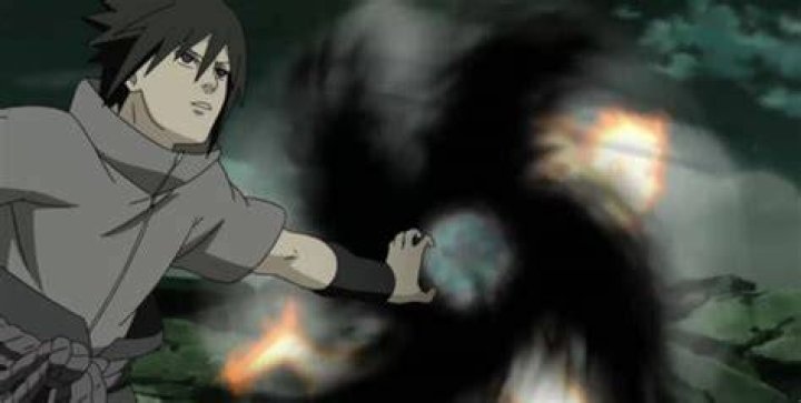 Sasuke uses Halo Hurricane Jet Black Arrow Style Zero with Naruto in Naruto Shippuden