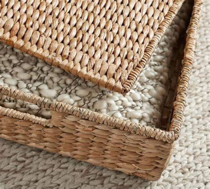 Savannah Handwoven Seagrass Lidded Underbed Basket