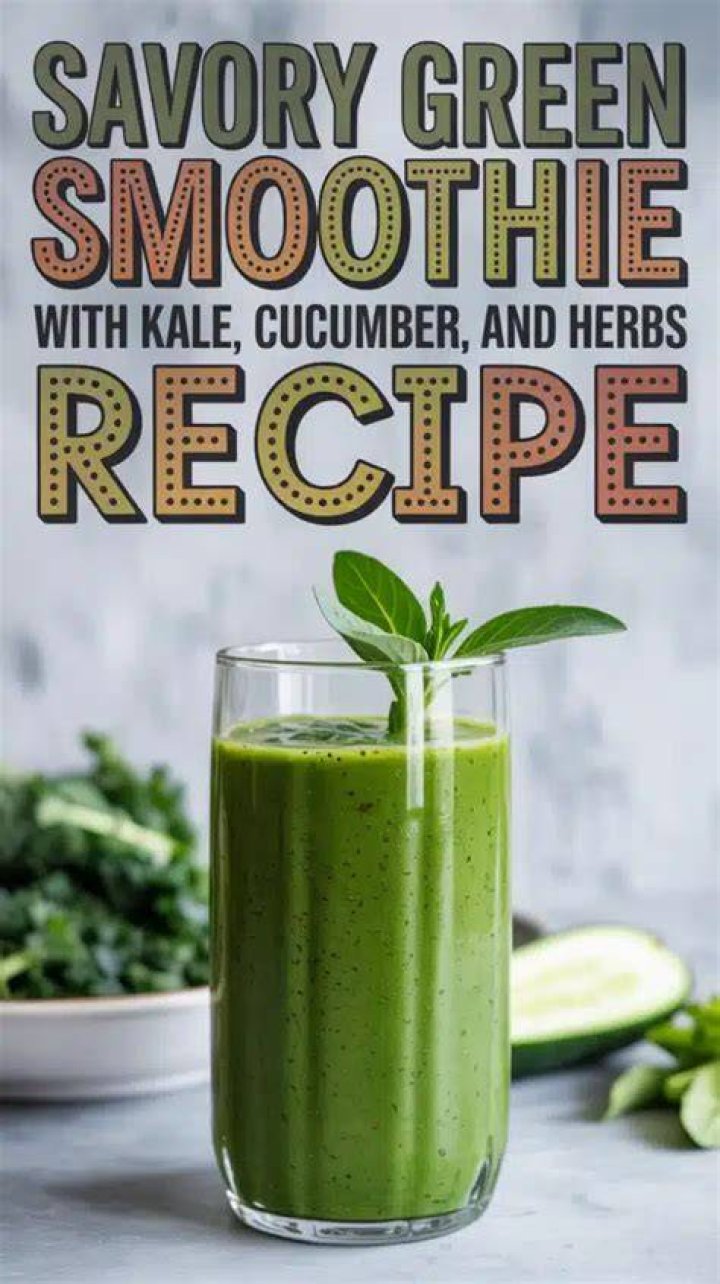 savory green garden smoothie