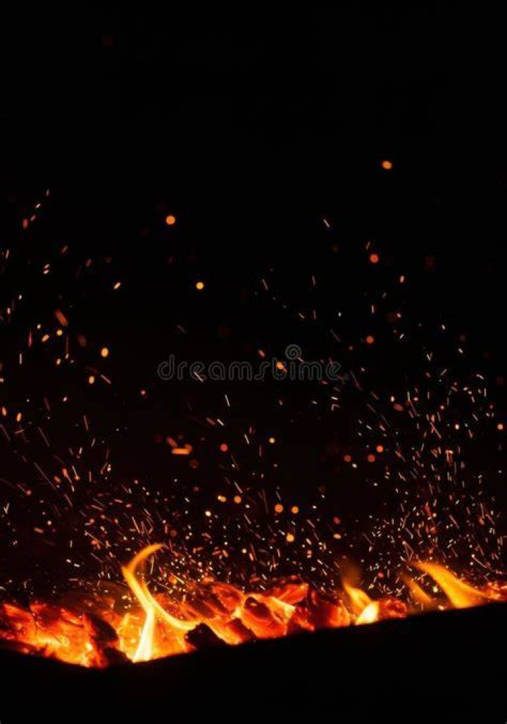 Scene of portrait on fire in Twin Peaks Fire Walk With Me