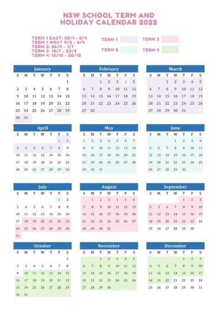 school holidays for 2022 in south Africa