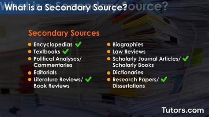 secondary source selection