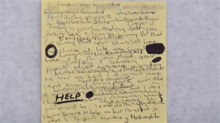 See it Handwritten murder confession and map leading to teacher&rsquo;s body