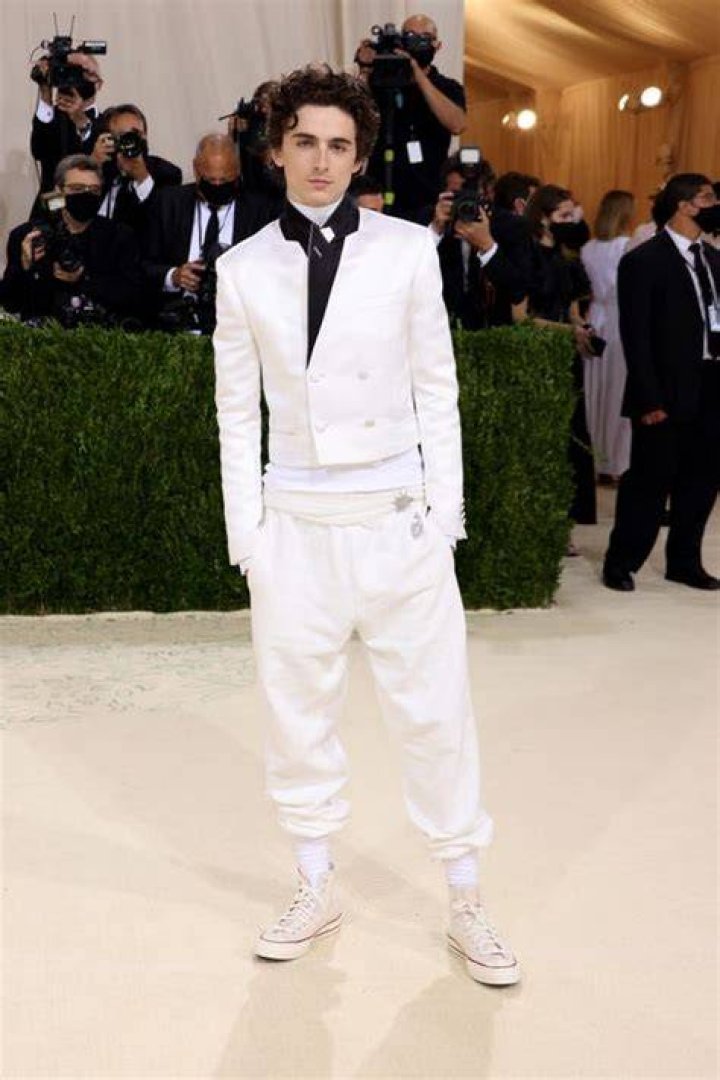 See Timothée Chalamet's Formal Sweatpants at the Met Gala