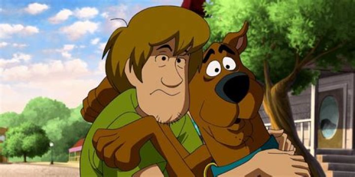 Shaggy and Scooby Hugging Looking Surprised